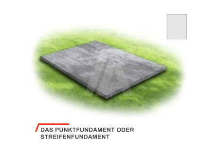 Kunden-Ratgeber Das Punktfundament oder Streifenfundament AT-STAL